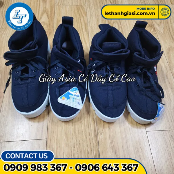 GIÀY ASIA CỔ CAO CỘT DÂY