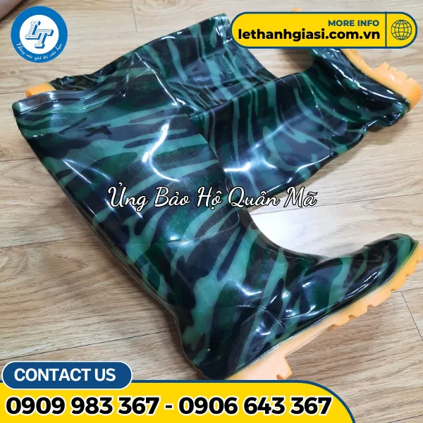 Ủng Quân Mã Màu Rêu