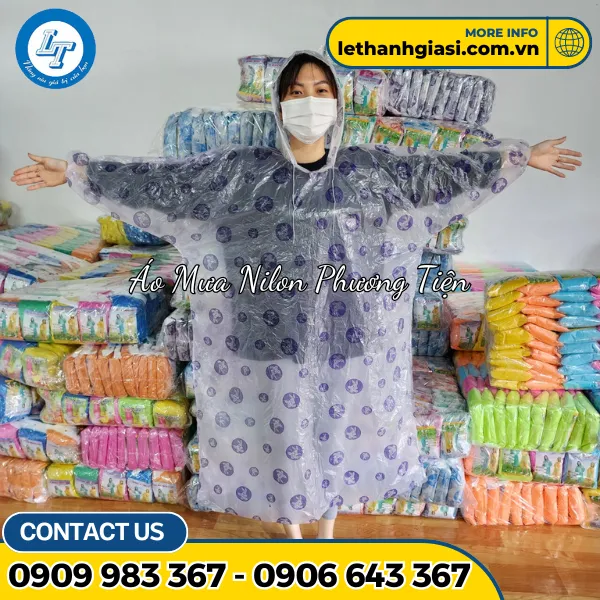 Áo Mưa Phương Tiện Nilon