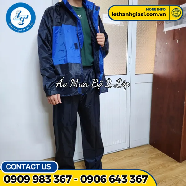 ÁO MƯA BỘ 2 LỚP