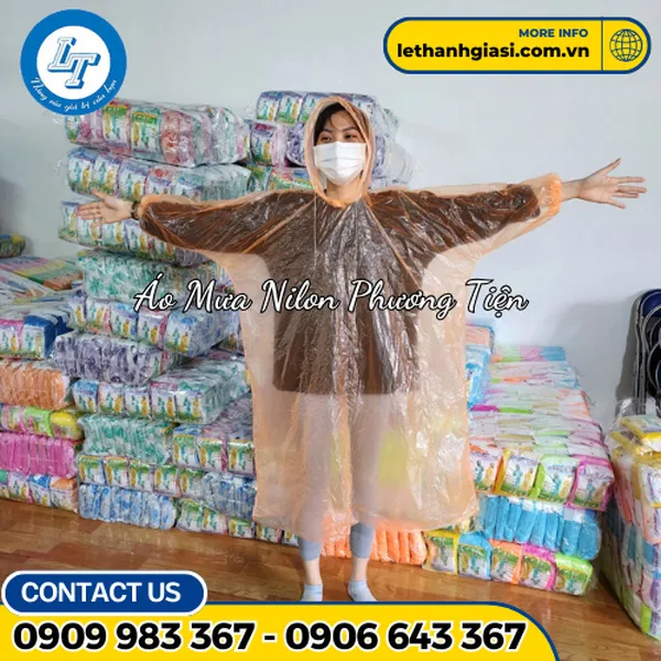 Áo Mưa Phương Tiện Nilon
