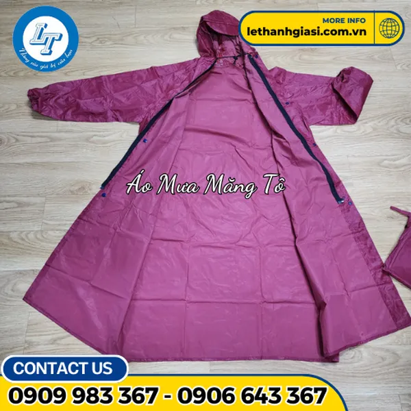 ÁO MƯA MĂNG TÔ