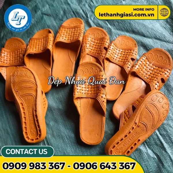 DÉP NHỰA QUAI ĐAN