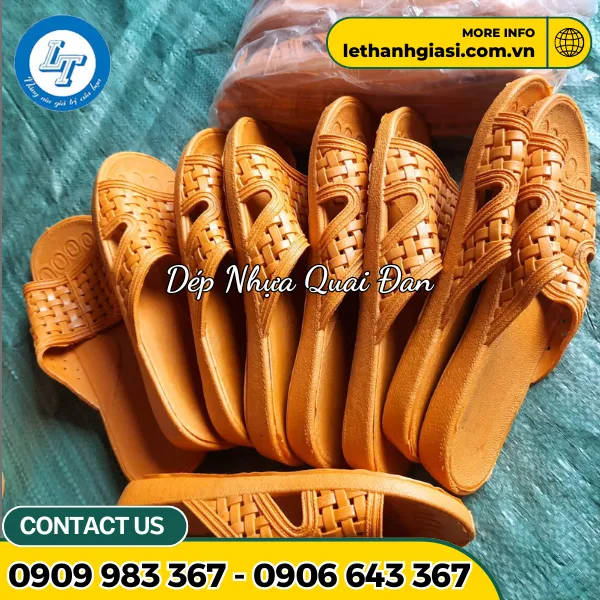 DÉP NHỰA QUAI ĐAN