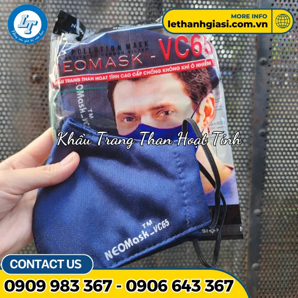 Khẩu Trang Than Hoạt Tính VC65