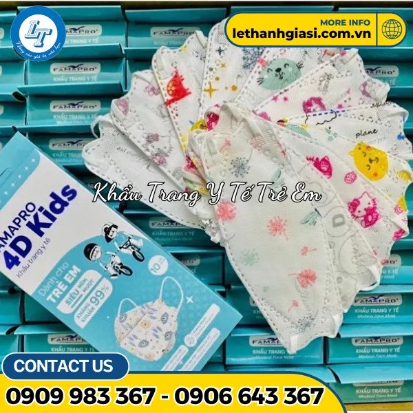 KHẨU TRANG TRẺ EM, NHIỀU MÀU