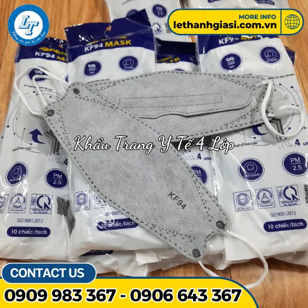Khẩu Trang Y Tế 4 Lớp