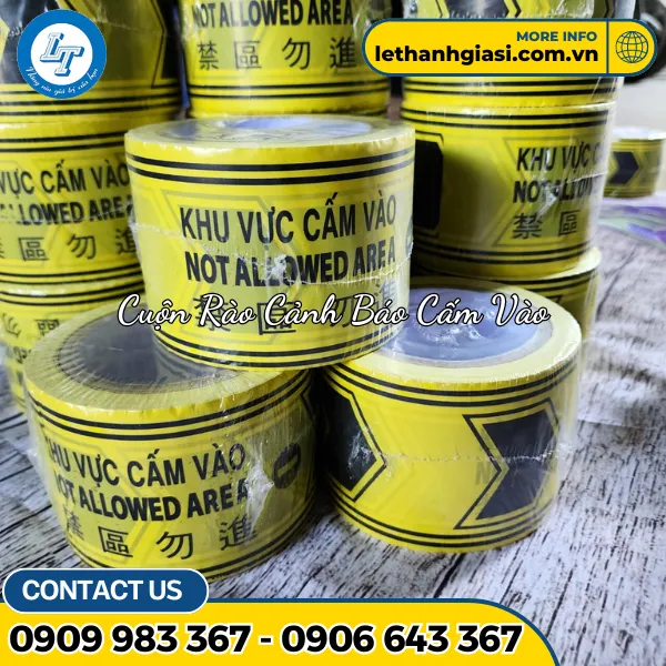 DÂY RÀO CẢNH BÁO VÀNG ĐEN
