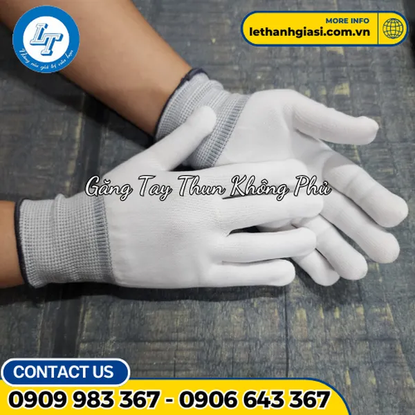 Bao Tay Vải Thun Viền Xám