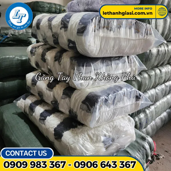 Bao Tay Vải Thun Viền Xám