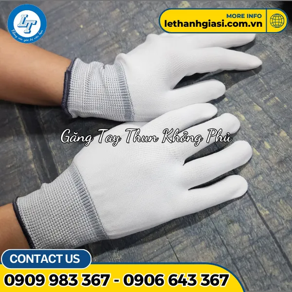 Bao Tay Vải Thun Viền Xám