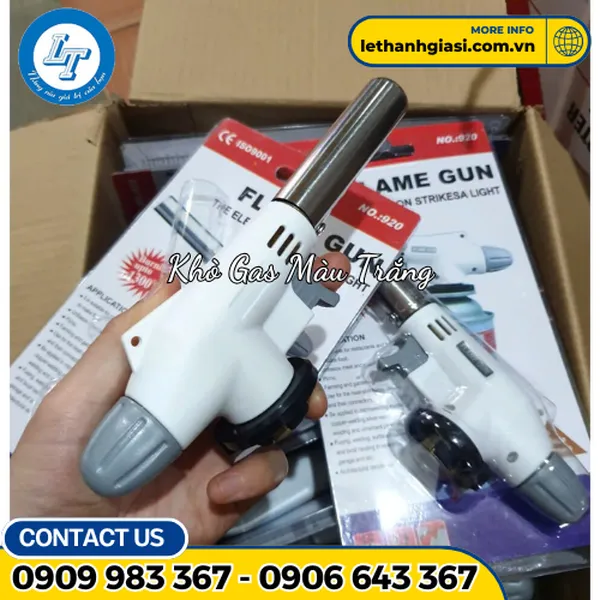 Khò Gas Màu Trắng