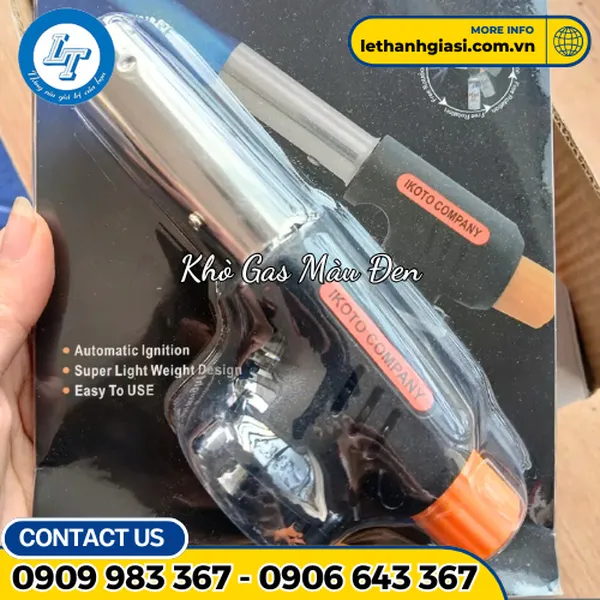 Khò Gas Màu Đen