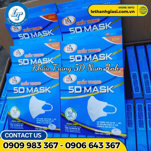 KHẨU TRANG 5D NAM ANH