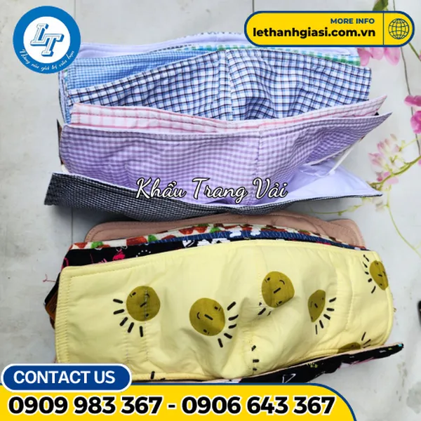 Khẩu Trang Vải Chống Nắng