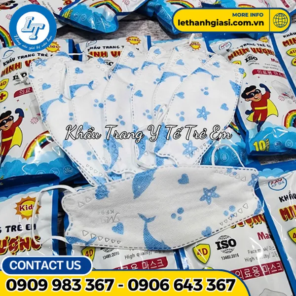 KHẨU TRANG TRẺ EM, NHIỀU MÀU