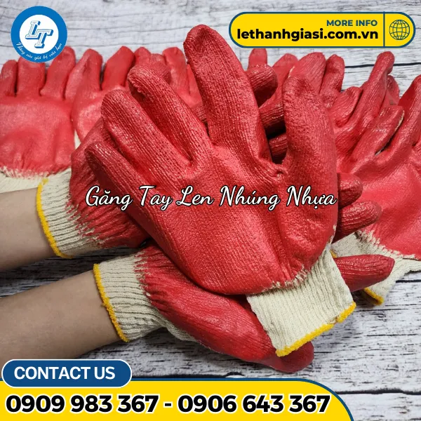 BAO TAY LEN NHÚNG NHỰA