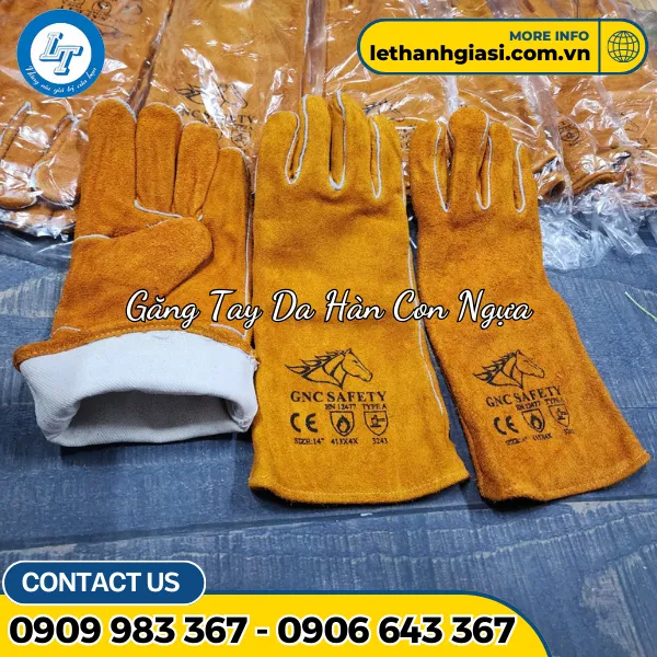 Găng Tay Da Hàn Con Ngựa