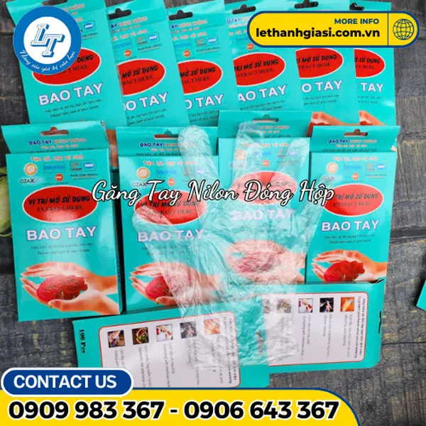 BAO TAY NILON ĐÓNG HỘP