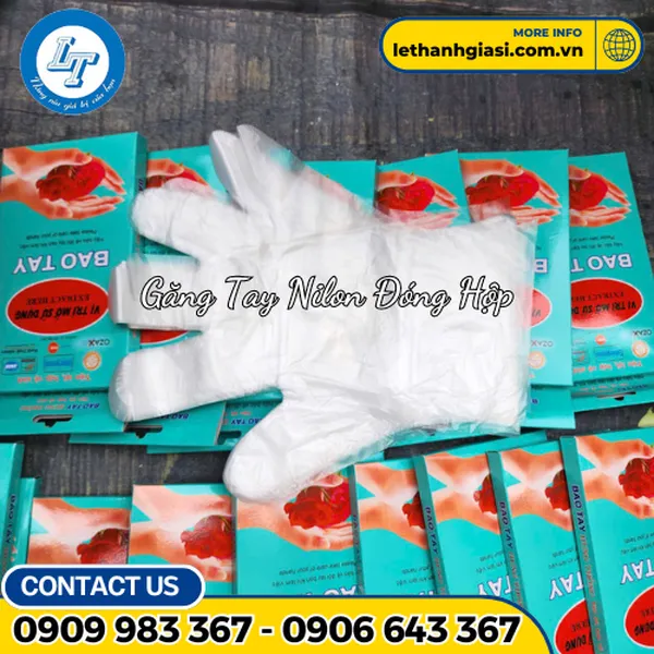 BAO TAY NILON ĐÓNG HỘP