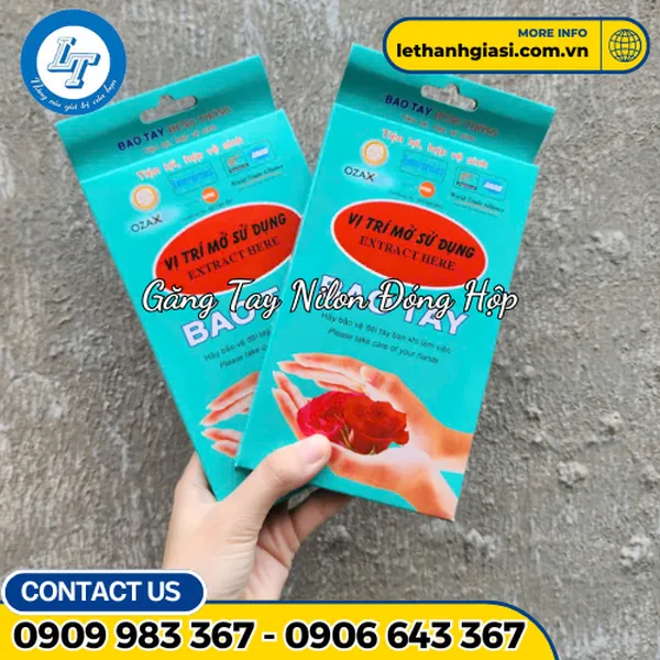 BAO TAY NILON ĐÓNG HỘP