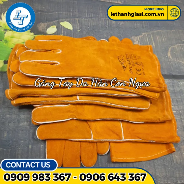 Găng Tay Da Hàn Con Ngựa