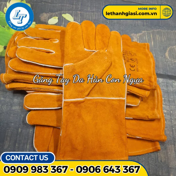 Găng Tay Da Hàn Con Ngựa