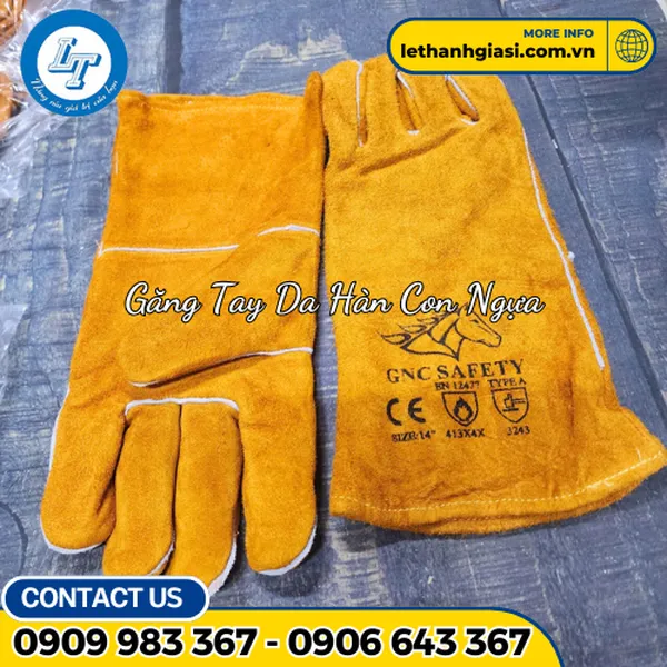 Găng Tay Da Hàn Con Ngựa