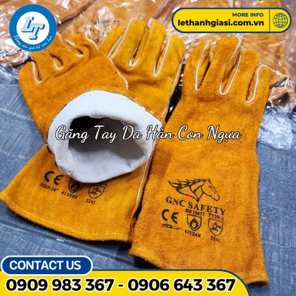 Găng Tay Da Hàn Con Ngựa
