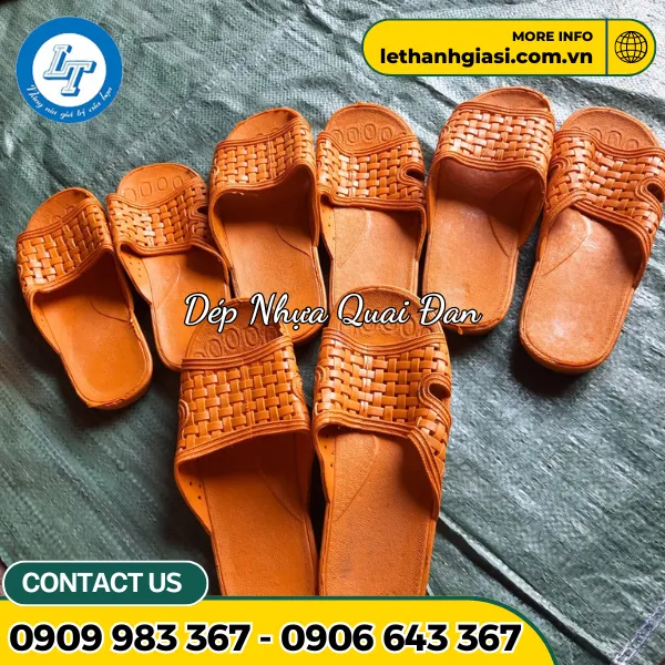 DÉP NHỰA QUAI ĐAN