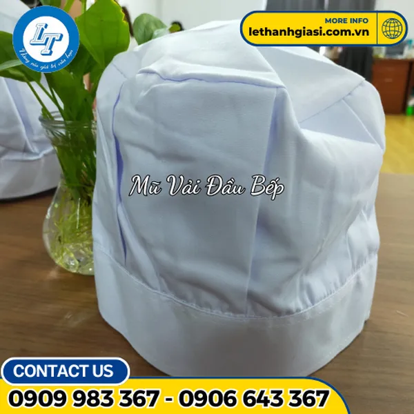Nón Vải Đầu Bếp
