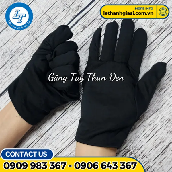 BAO TAY VẢI THUN ĐEN