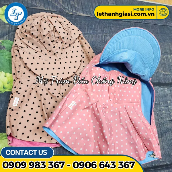 MŨ TRÙM ĐẦU CHỐNG NẮNG