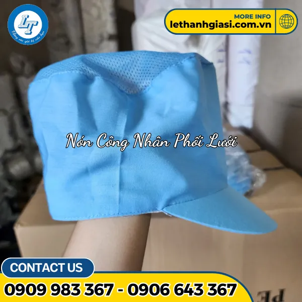 NÓN CÔNG NHÂN PHỐI LƯỚI