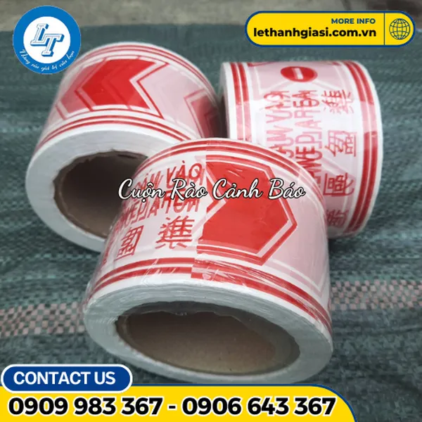 DÂY RÀO CẢNH BÁO ĐỎ TRẮNG