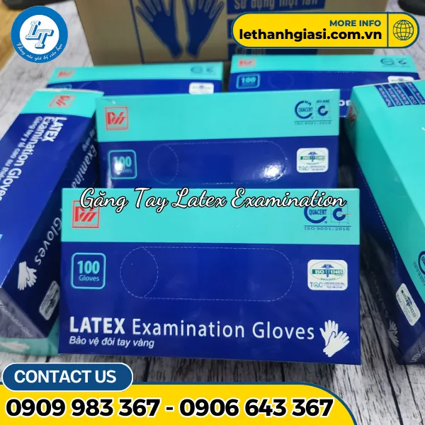 GĂNG TAY Y TẾ LATEX GLOVES
