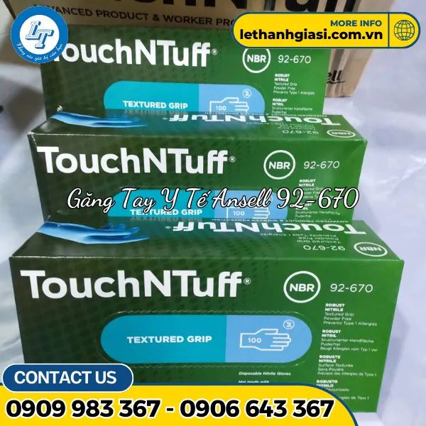 GĂNG TAY Y TẾ ANSELL 92 - 670 