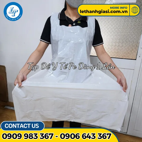 TẠP DỀ Y TẾ PE DÙNG 1 LẦN