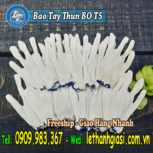 địa chỉ bán bao tay thun trắng bo t5 co giãn tại miền nam thun bo t5