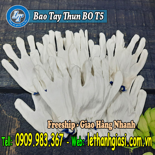 địa chỉ bán bao tay thun trắng bo t5 co giãn tại miền nam thun bo t5