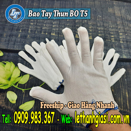 địa chỉ bán bao tay thun trắng bo t5 co giãn tại miền nam thun bo t5