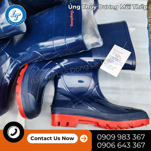 ủng Thuỳ Dương mũi thép hàng chuẩn bảo hộ giá rẻ 4 ủng Thuỳ Dương mũi thép hàng chuẩn bảo hộ giá rẻ 4