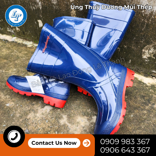 ủng Thuỳ Dương mũi thép hàng chuẩn bảo hộ giá rẻ 2 ủng Thuỳ Dương mũi thép hàng chuẩn bảo hộ giá rẻ 2