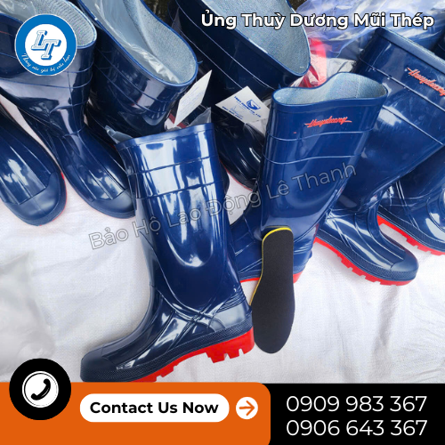 ủng Thuỳ Dương mũi thép hàng chuẩn bảo hộ giá rẻ 3 ủng Thuỳ Dương mũi thép hàng chuẩn bảo hộ giá rẻ 3