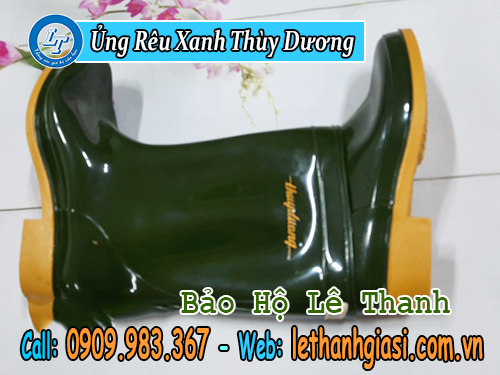 ủng nhựa rêu xanh thùy dương cho nhà phân phối ủng thùy dương