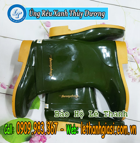 ủng nhựa rêu xanh thùy dương cho nhà phân phối ủng thùy dương