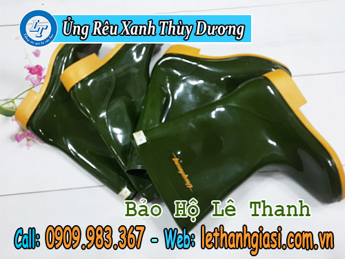 ủng nhựa rêu xanh thùy dương cho nhà phân phối ủng thùy dương