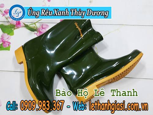 ủng nhựa rêu xanh thùy dương cho nhà phân phối ủng thùy dương