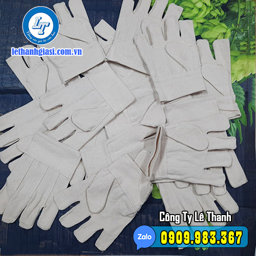 găng tay vải bạt bảo vệ công nhân lao động gt vải bạt