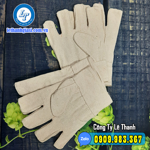 găng tay vải bạt bảo vệ công nhân lao động gt vải bạt